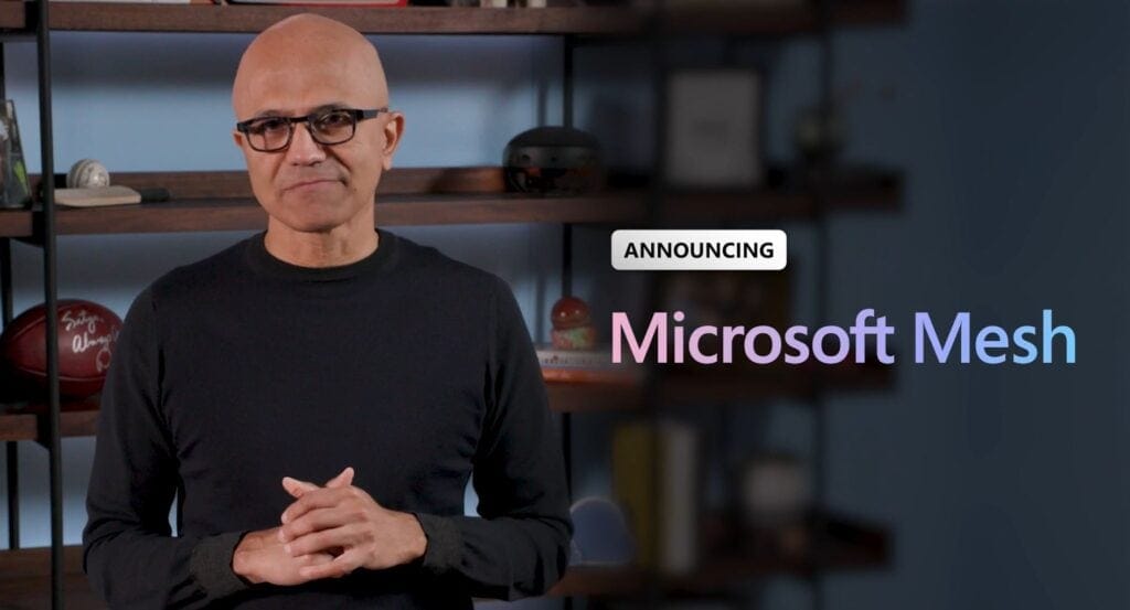 Satya Nadella kündigt Microsoft Mesh an