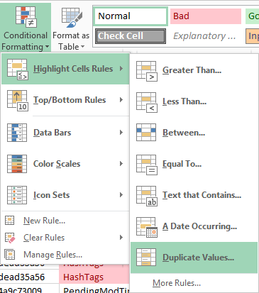 Ein Screenshot einer Tabelle in Excel mit vorhandener Website und Listenspalten.