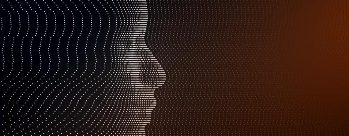 Titelbild für IOZ Blogbeitrag zu SharePoint Syntex: AI-Gesicht