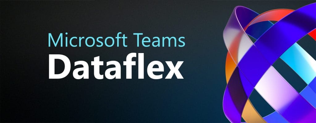 Bild mit Schriftzug Microsoft Teams Dataflex