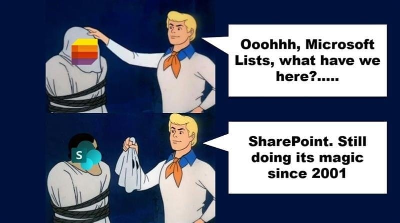 Microsoft Meme: Lists werden enttarnt als ganz normale SharePont Listen