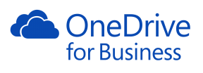 OneDrive for Business-Logo mit erhöhter Speicherkapazität.