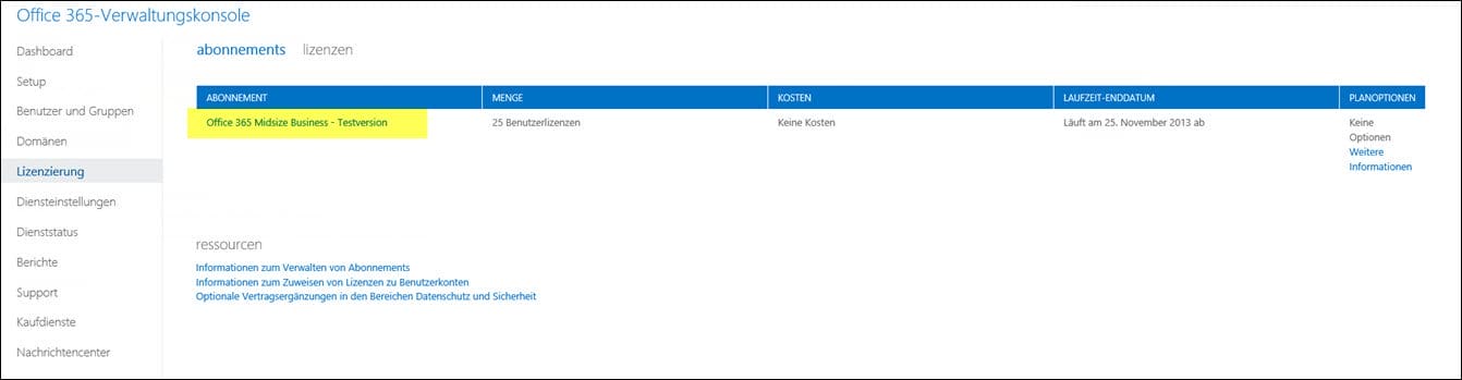 Ein Screenshot des Office 365 Outlook-Kalenders mit Partnerinformationen.