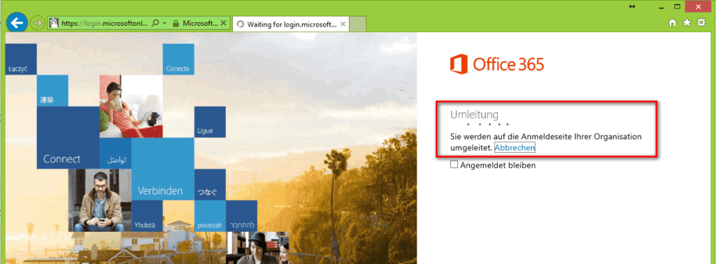 Der Microsoft Office 365-Anmeldebildschirm ist eine Benutzeroberfläche, die Single Sign-On ermöglicht und den Benutzern Komfort und Effizienz bietet.