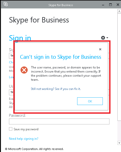 So melden Sie sich bei Skype for Business Online, On-Prem zu Online an.