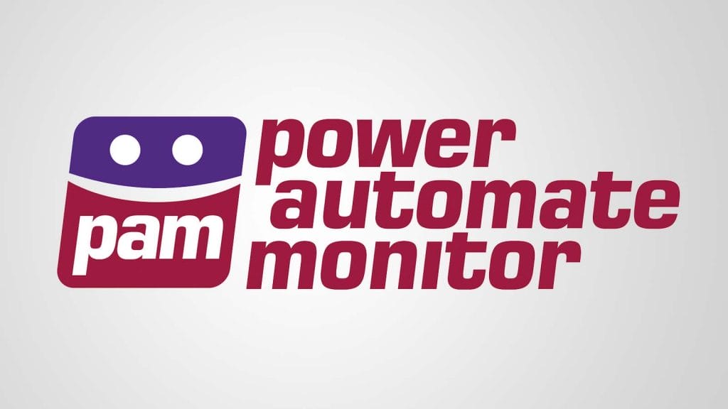 Das Power Automate Monitor-Logo, entworfen für eine innovative Software-Service-Bachelorarbeit.