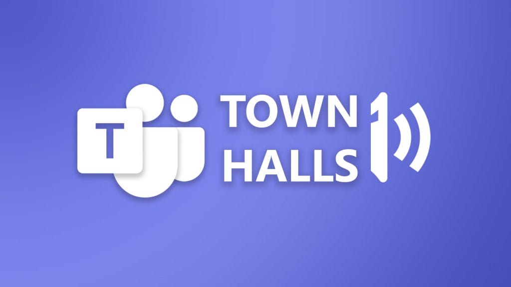Microsoft Teams Town Hall Titelbild